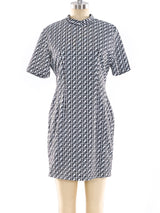 Fendi Monogram Printed Jersey Dress Dress arcadeshops.com