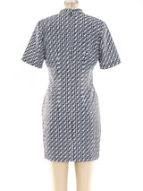 Fendi Monogram Printed Jersey Dress Dress arcadeshops.com