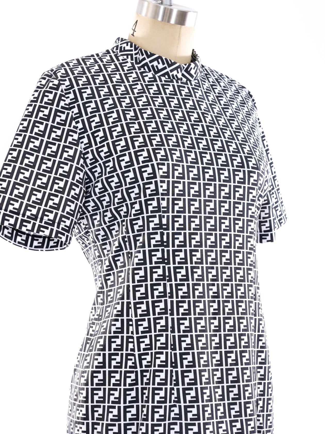 Fendi Monogram Printed Jersey Dress Fendi Monogram Printed Jersey Dress