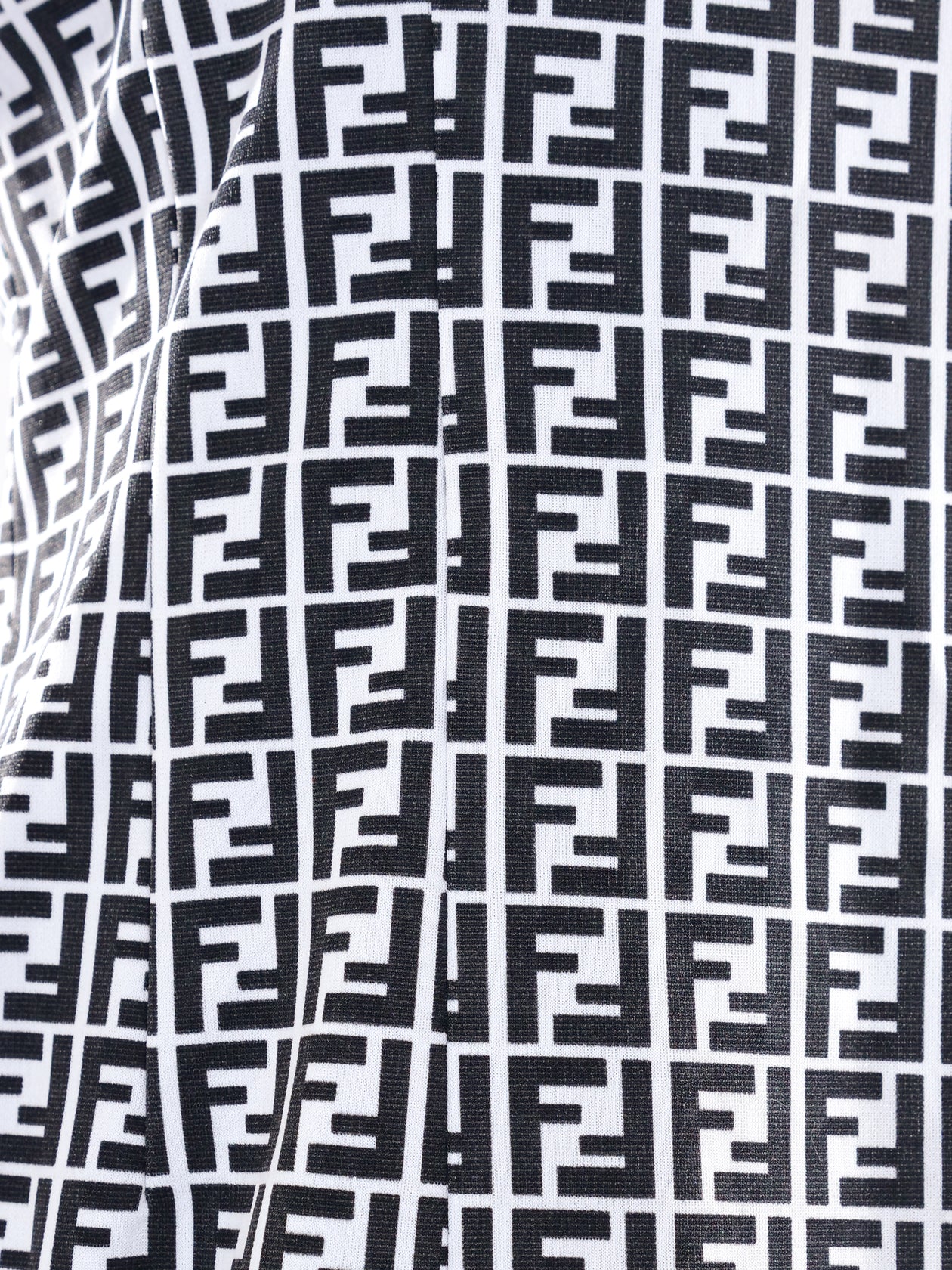 Fendi Monogram Printed Jersey Dress