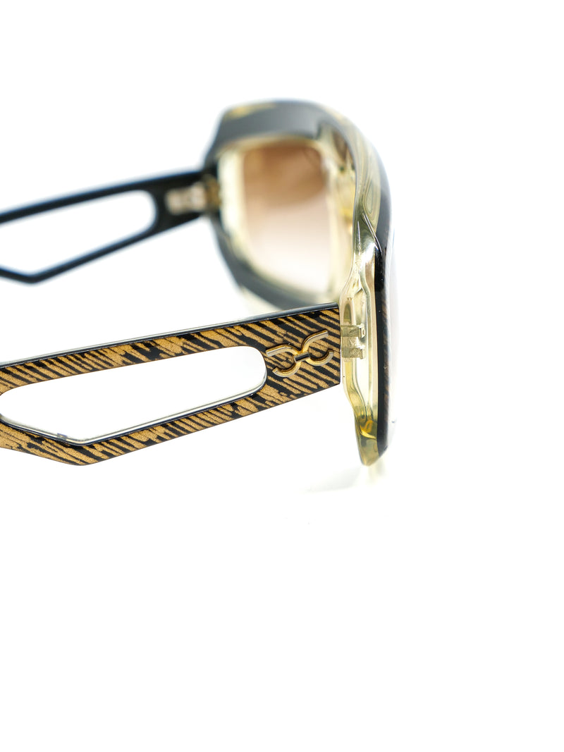 Claudia Carlotti Shield Sunglasses Accessory arcadeshops.com