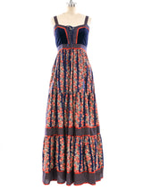 Gunne Sax Floral Prairie Dress Dress arcadeshops.com