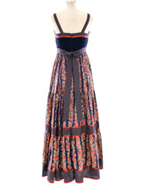 Gunne Sax Floral Prairie Dress Dress arcadeshops.com