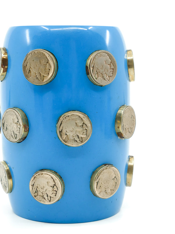 Coin Studded Resin Bangle Accessory arcadeshops.com