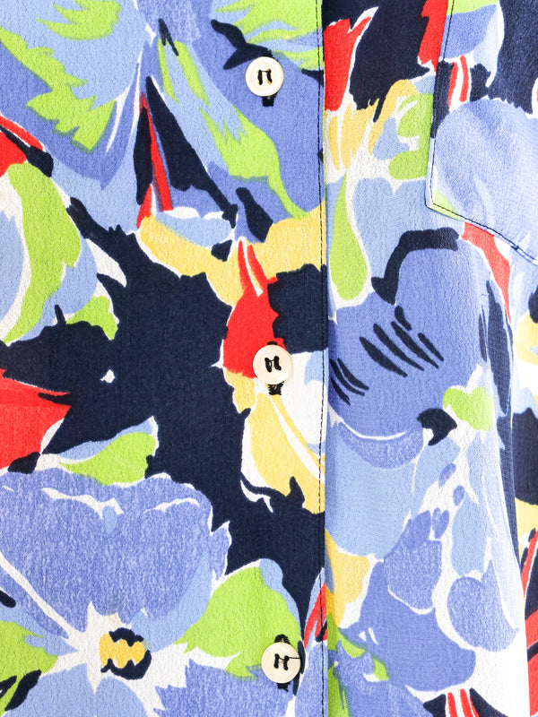 Christian Dior Floral Printed Blouse Top arcadeshops.com