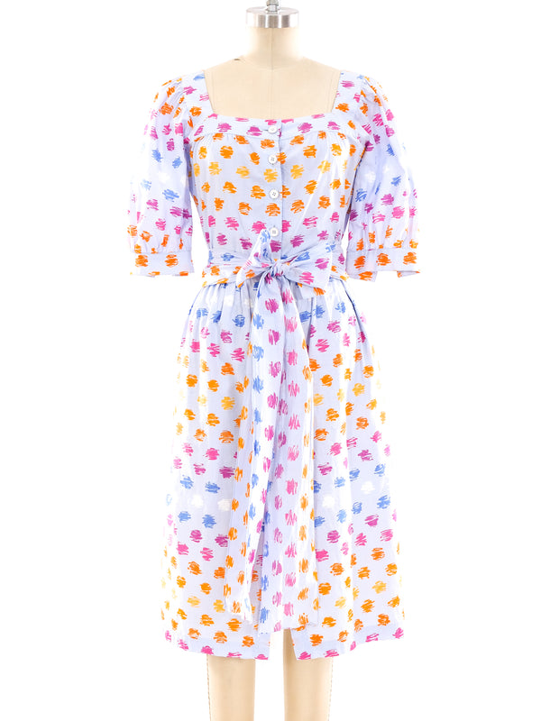 Ungaro Abstract Printed Sundress Dress arcadeshops.com