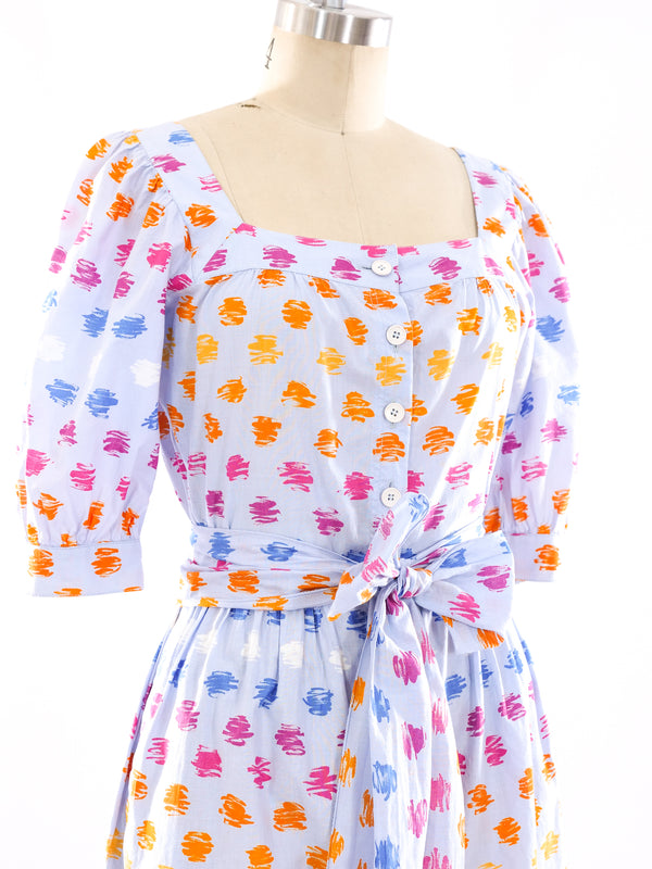 Ungaro Abstract Printed Sundress Dress arcadeshops.com