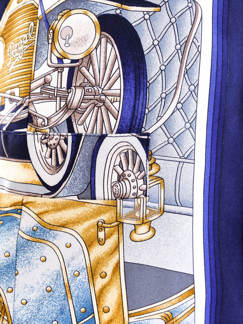 Hermes Automobile Print Silk Vest Top arcadeshops.com