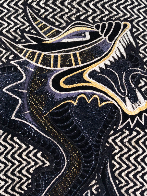 Kansai Yamamoto Dragon Applique Sweater Top arcadeshops.com