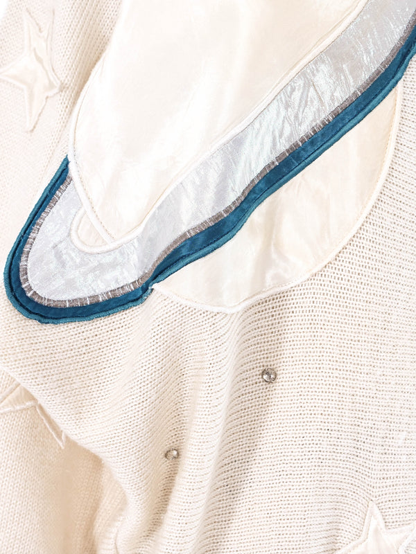 Celestial Applique Knit Sweater Top arcadeshops.com