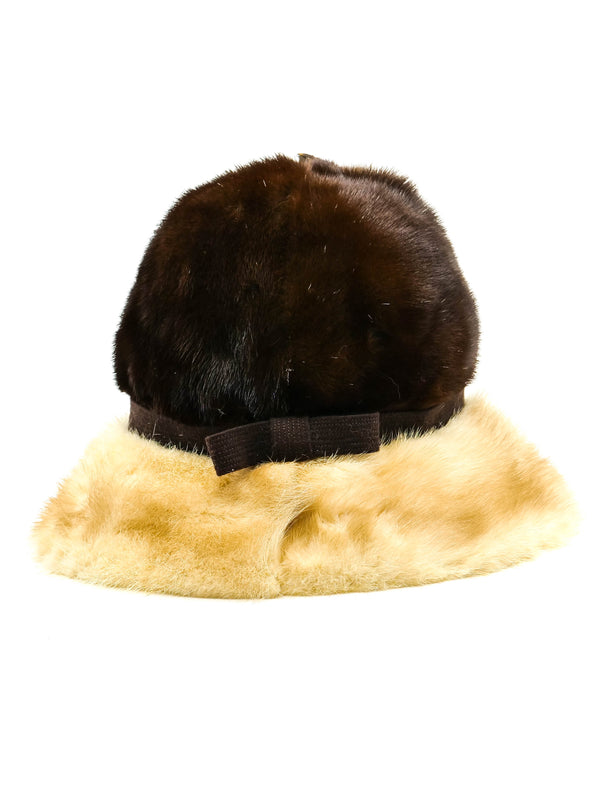 Mink Fur Bucket Hat Accessory arcadeshops.com