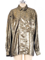 Escada Gold Lurex Top Top arcadeshops.com