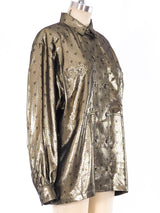 Escada Gold Lurex Top Top arcadeshops.com