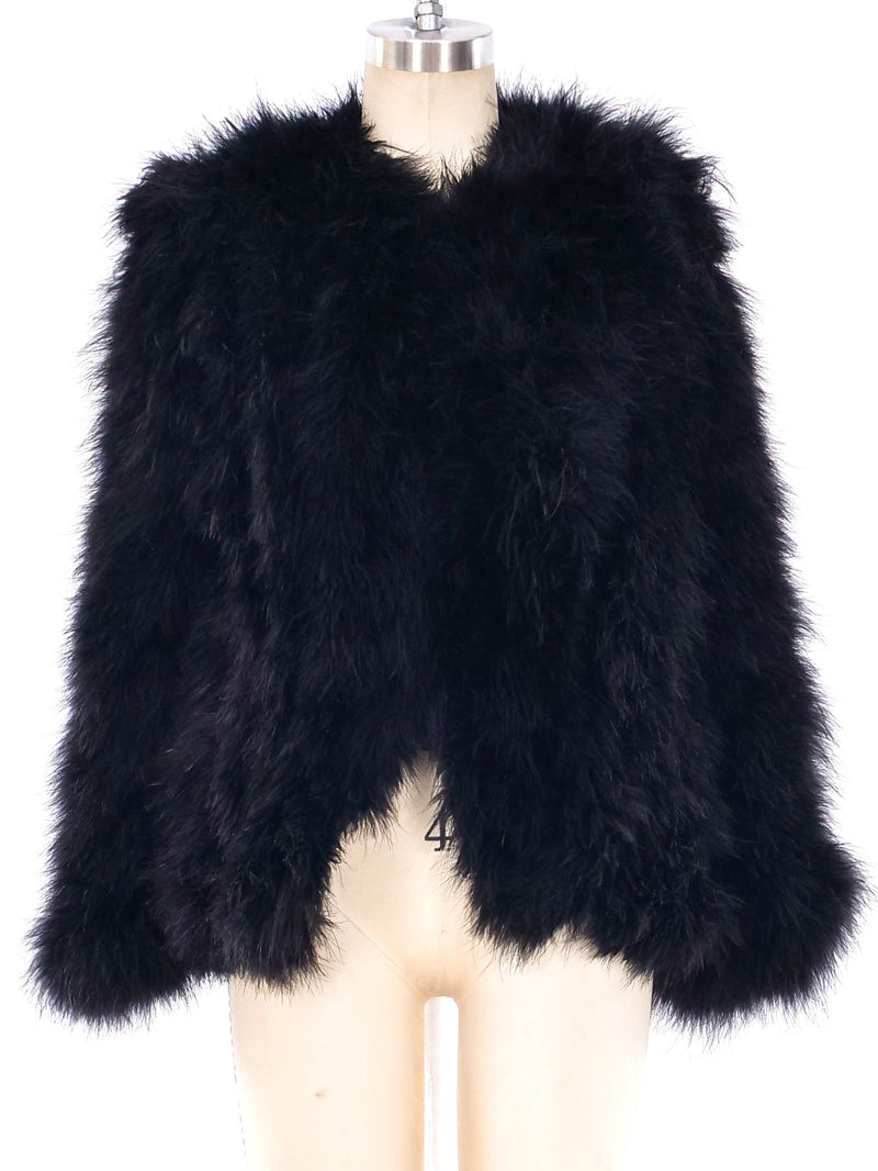 Marabou Feather Jacket Jacket arcadeshops.com