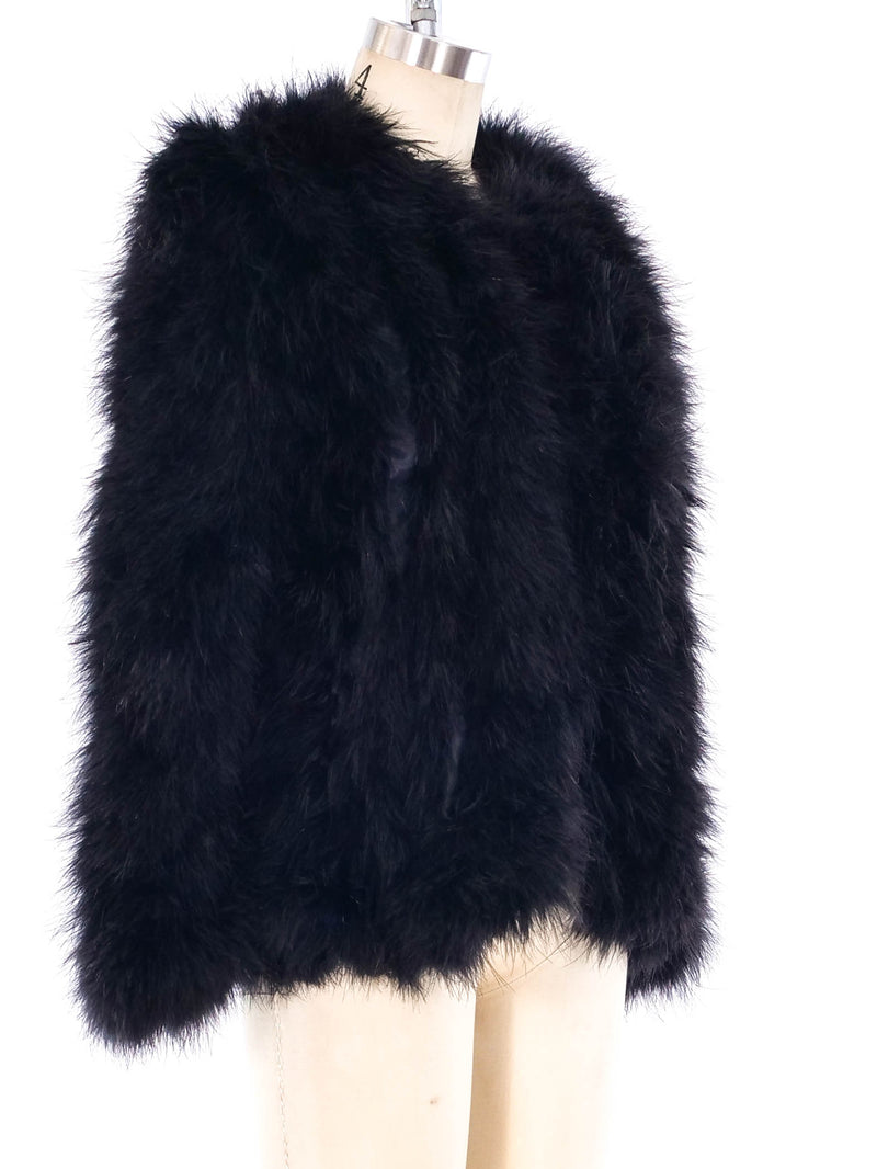 Marabou Feather Jacket Jacket arcadeshops.com