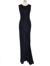 Donna Karan Sleeveless Jersey Gown Dress arcadeshops.com