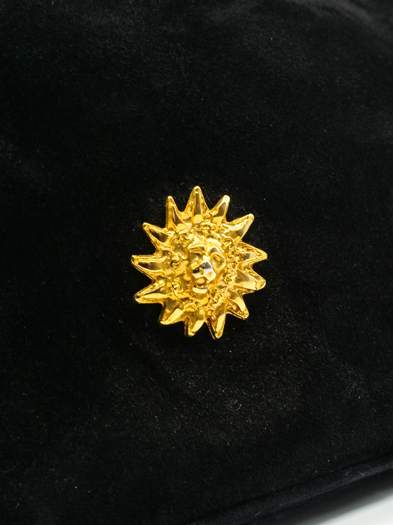 Escada Embellished Suede Bucket Bag Accessory arcadeshops.com