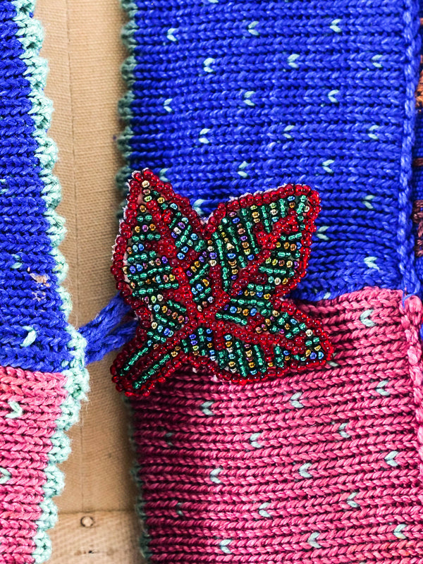 Patchwork Knit Cardigan Jacket arcadeshops.com