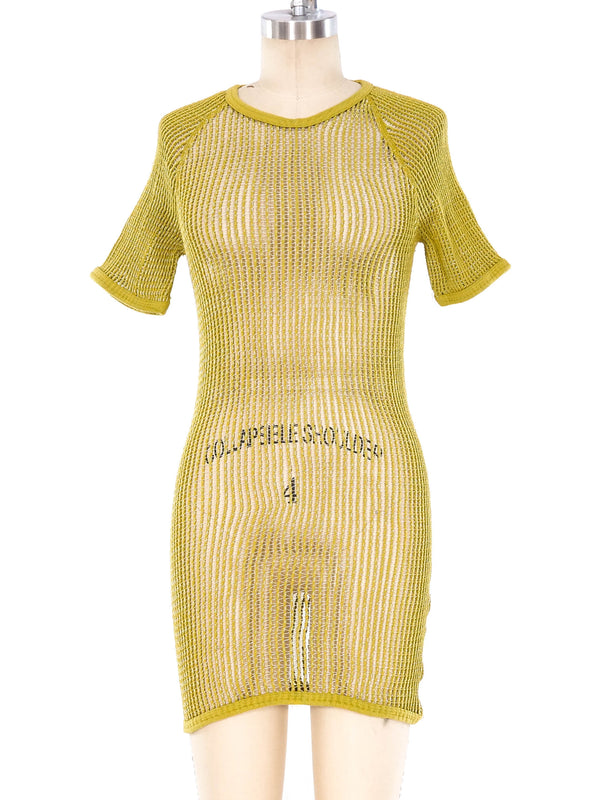 1970's Czech Military Mesh Tee Top arcadeshops.com