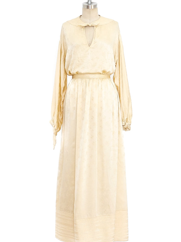 Geoffrey Beene Ivory Silk Skirt Ensemble Suit arcadeshops.com