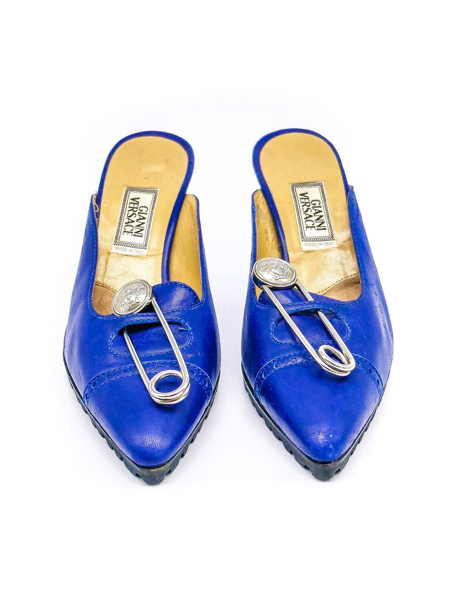 Gianni Versace Safety Pin Heels, 36