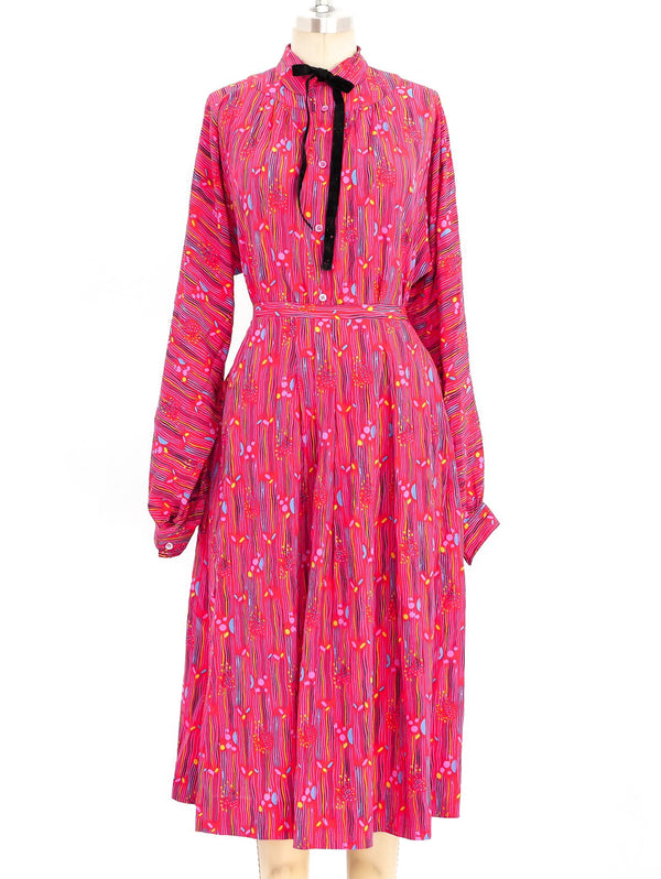 Guy Laroche Printed Silk Ensemble Suit arcadeshops.com