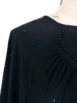 Embellished Batwing Sleeve Jersey Dress Dress arcadeshops.com