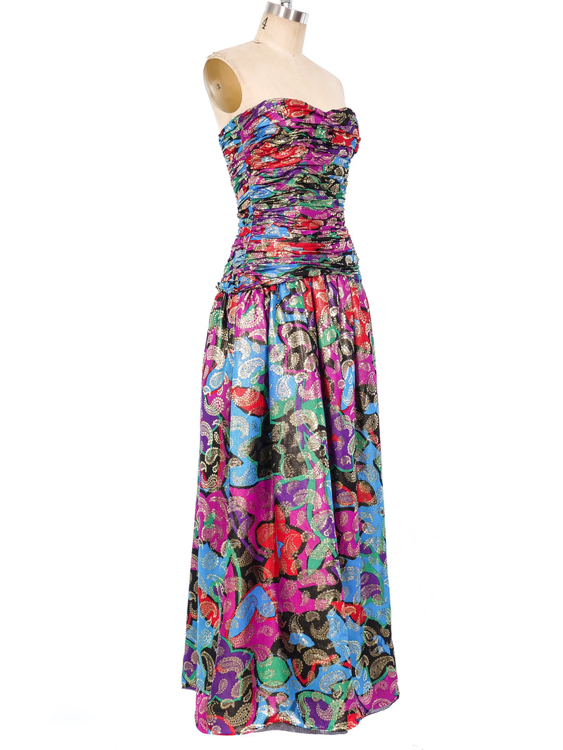 Albert Nipon Floral Paisley Dress Dress arcadeshops.com