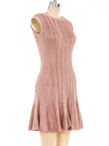 Alexander McQueen Rosegold Fit and Flare Dress Dress arcadeshops.com