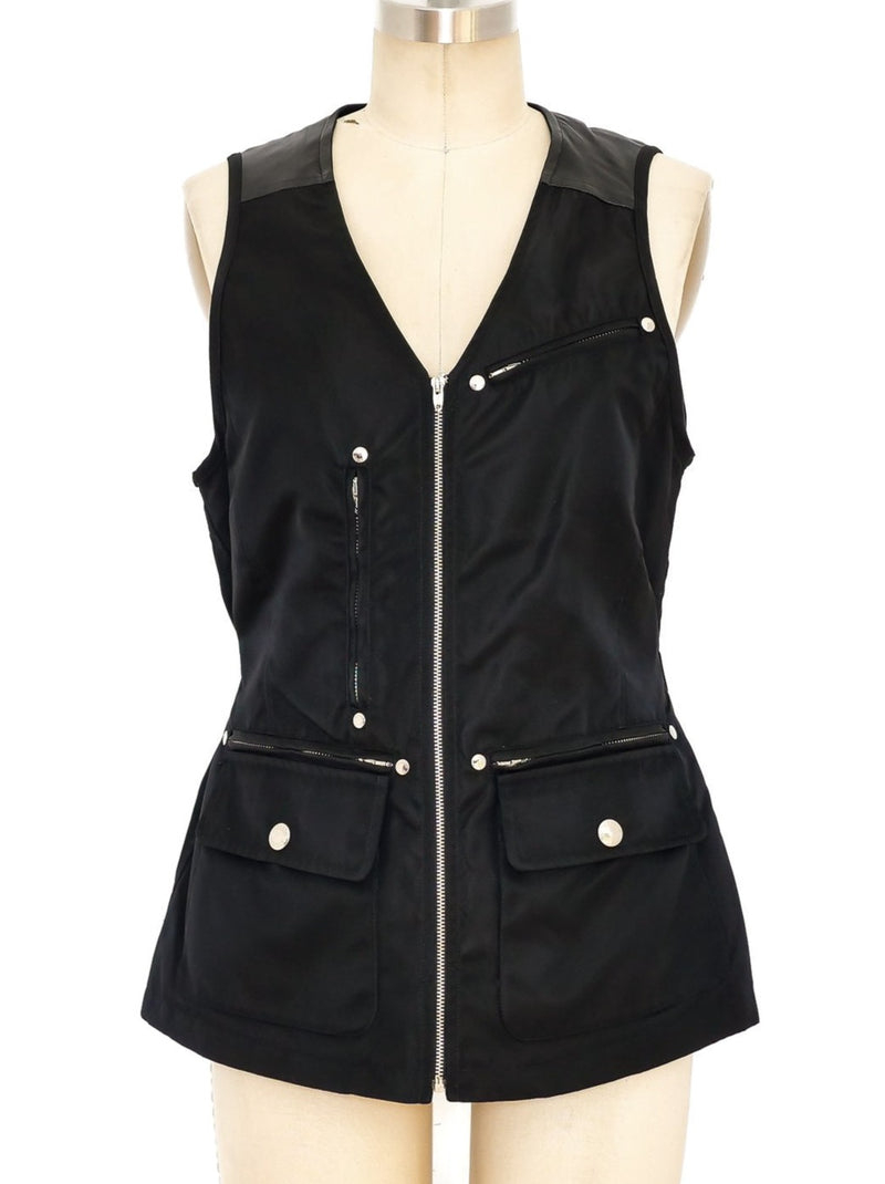 Iceberg Technical Nylon Utility Vest Jacket arcadeshops.com
