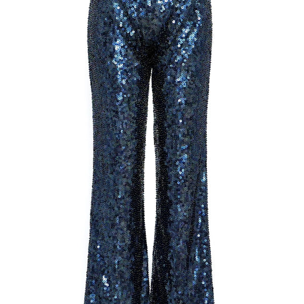 Iridescent Sequin Stretch Pants