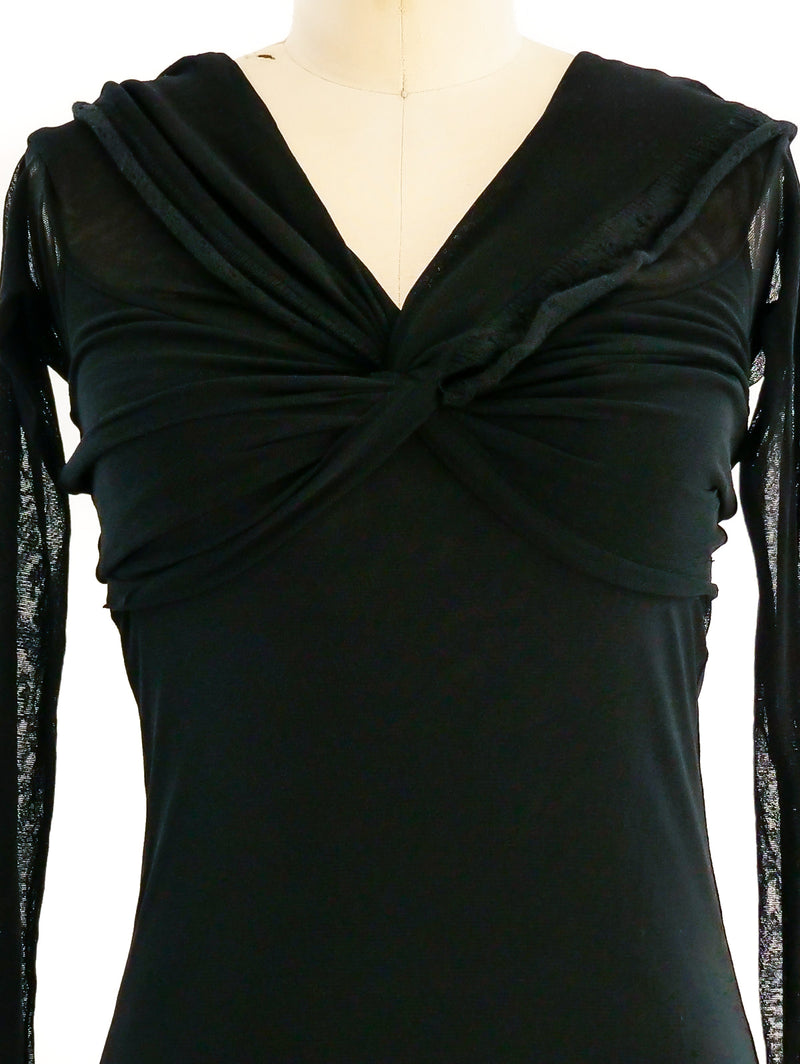 Jean Paul Gaultier Black Net Dress Dress arcadeshops.com