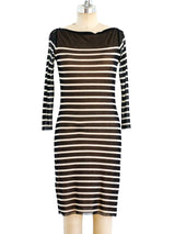 Jean Paul Gaultier Striped Net Dress Dress arcadeshops.com