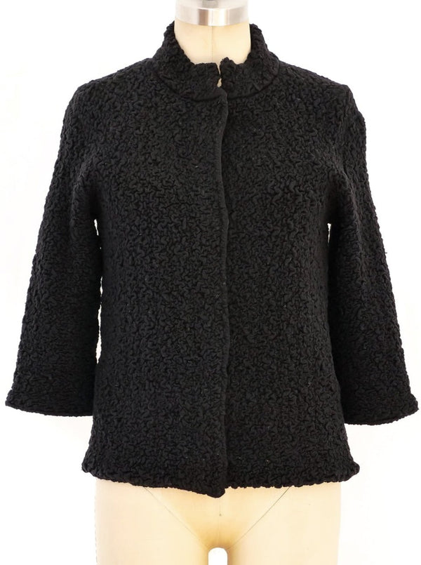 Jil Sander Wrinkle Texture Knit Jacket Jacket arcadeshops.com
