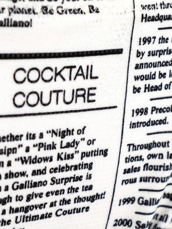 John Galliano Newsprint Bikini Suit arcadeshops.com