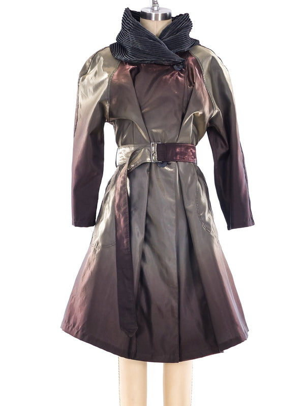 Metallic Ombré Raincoat Jacket arcadeshops.com