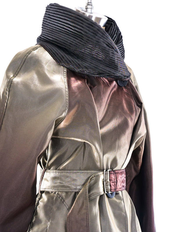 Metallic Ombré Raincoat Jacket arcadeshops.com