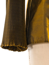 Romeo Gigli Metallic Pleated Jacket Jacket arcadeshops.com