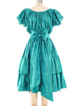 Yves Saint Laurent Tiered Ruffle Dress Dress arcadeshops.com