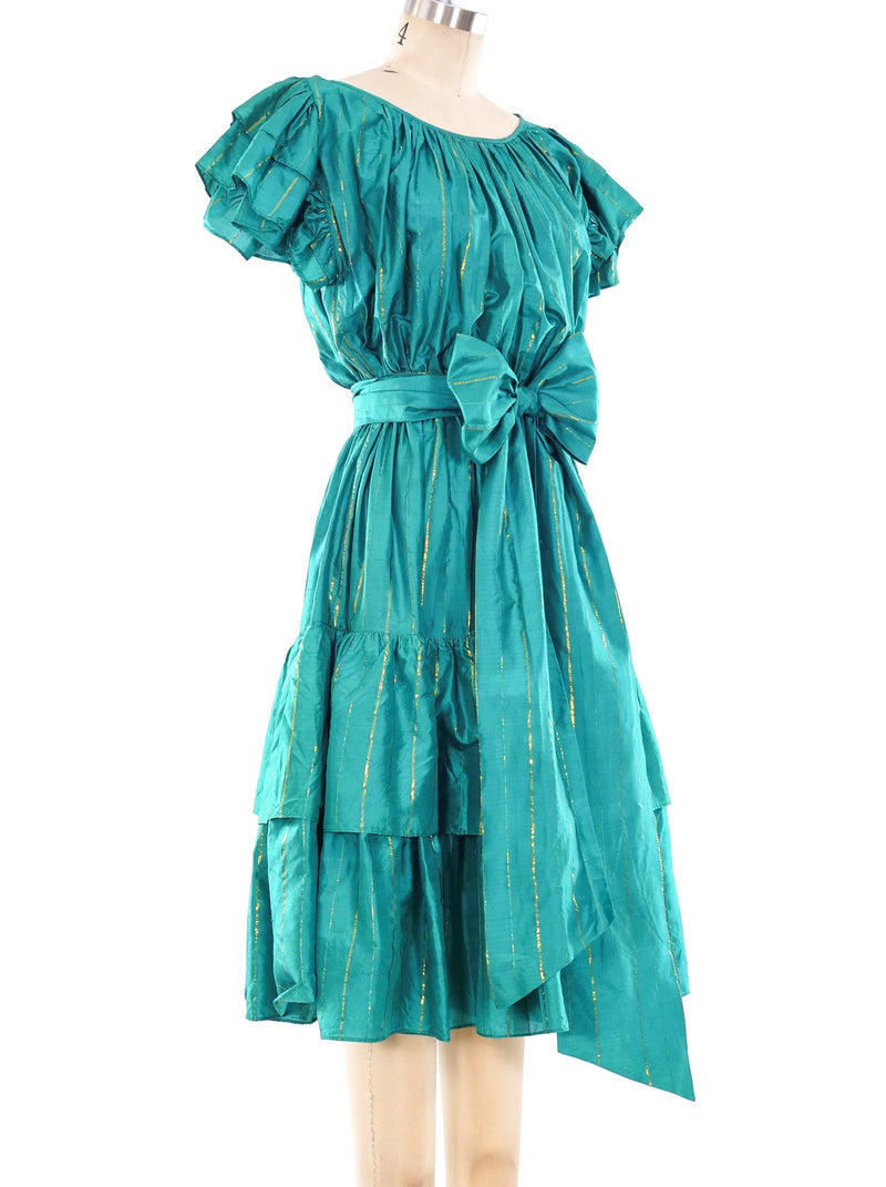 Yves Saint Laurent Tiered Ruffle Dress Dress arcadeshops.com