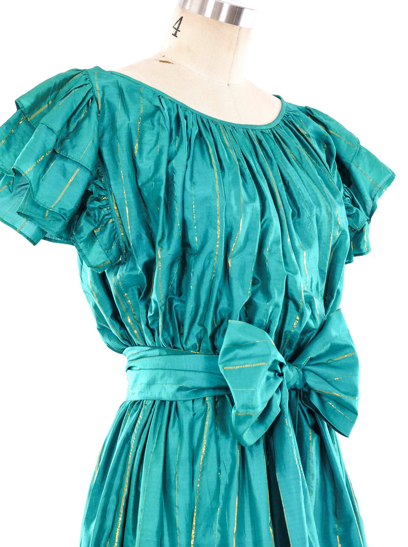 Yves Saint Laurent Tiered Ruffle Dress Dress arcadeshops.com