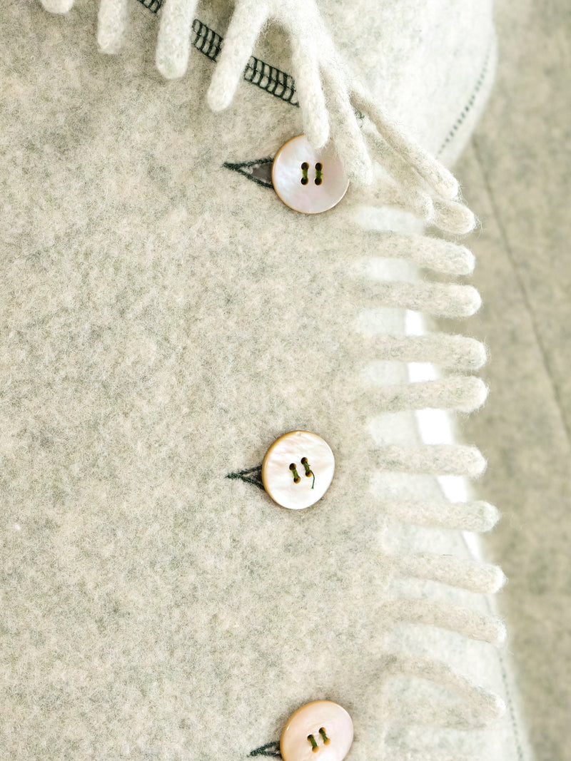 Alaia Fringe Trimmed Wool Jacket Jacket arcadeshops.com