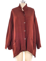Issey Miyake Chocolate Kimono Jacket Jacket arcadeshops.com