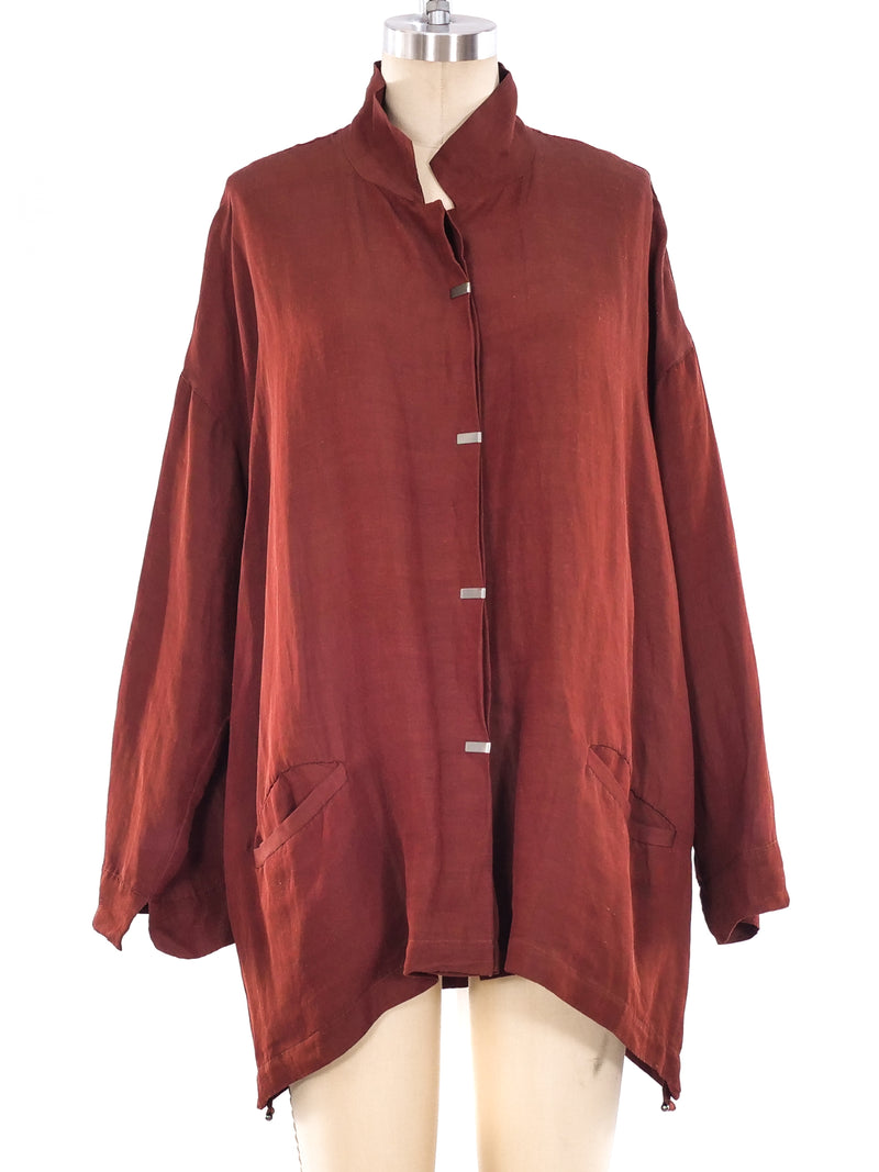Issey Miyake Chocolate Kimono Jacket Jacket arcadeshops.com