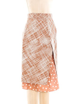 Marni Mixed Print Layered Skirt Bottom arcadeshops.com