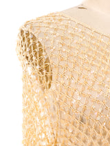 Gianfranco Ferre Embellished Crochet Top Top arcadeshops.com