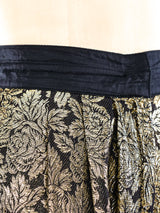 Gianni Versace Metallic Floral Pants Bottom arcadeshops.com