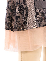 Christian Dior Lace Printed Jersey Dress Dress arcadeshops.com