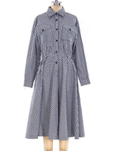 Lanvin Gingham Shirt Dress Dress arcadeshops.com