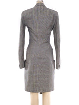Alaia Glen Plaid Tailored Dress Dress arcadeshops.com